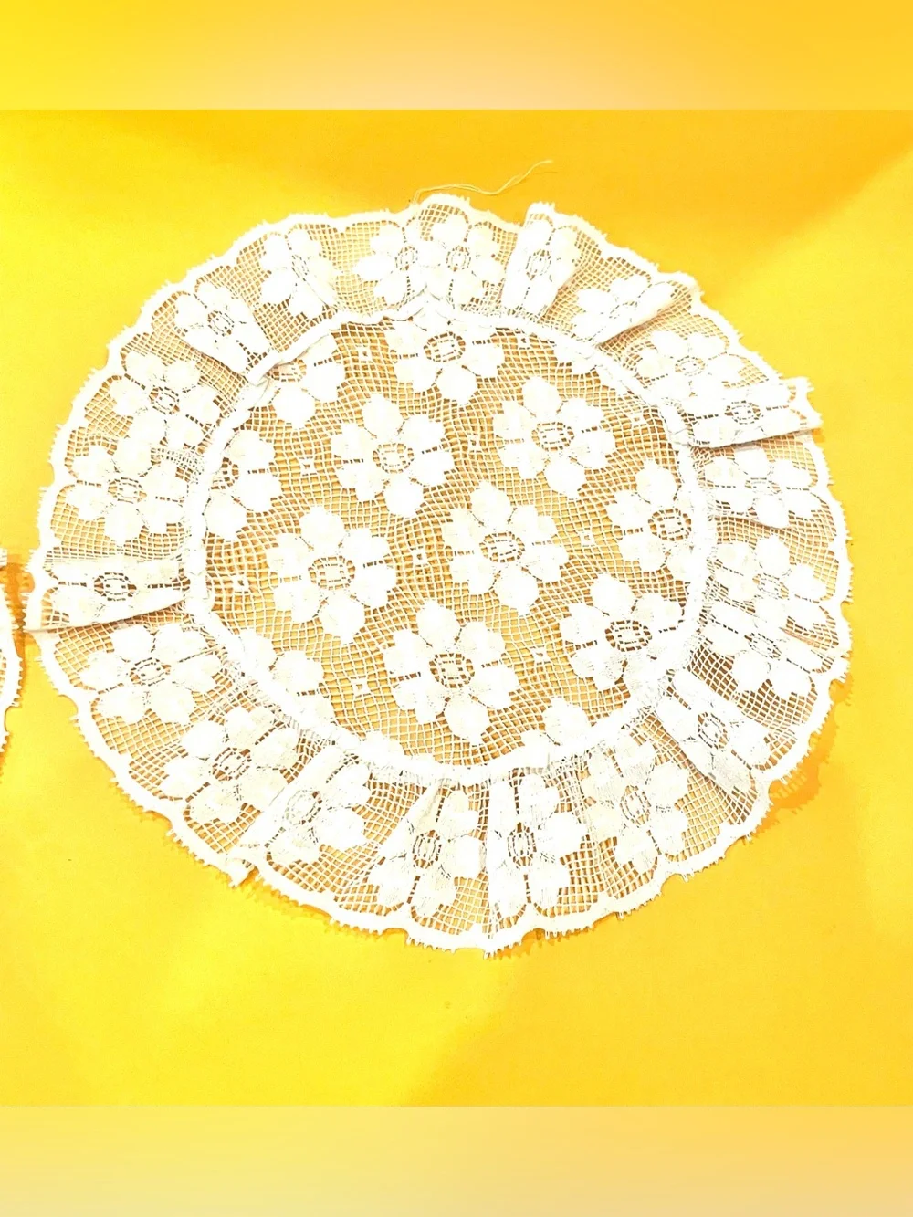 2 12” vintage doilies
